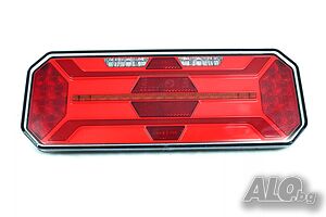 1бр. ЛЯВ или ДЕСЕН ЛЕД LED NEON стоп, 35см, 12-24V