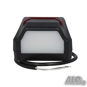1бр. ЛЕД LED неон осветление за номер с габарит, 12-24V, ПОЛША