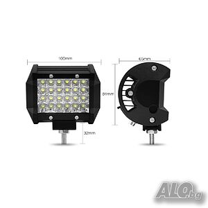 1бр. ЛЕД бар LED bar прожектори лампи 72W, 10-30V