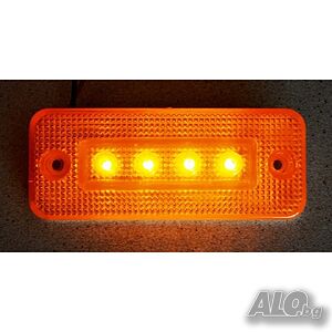 1бр. Диодни ЛЕД LED светлини, габарити за камион, бус, Тир, ремарке, 12-24V