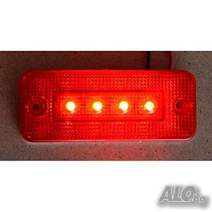 1бр. Диодни ЛЕД LED светлини, габарити за камион, бус, Тир, ремарке, 12-24V