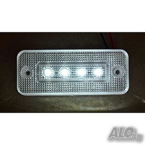 1бр. Диодни ЛЕД LED светлини, габарити за камион, бус, Тир, ремарке, 12-24V