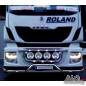 Ролбар под броня с извивка над номер за Iveco Stralis Hi-Way