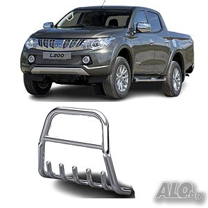 Преден ролбар за Митсубиши MITSUBISHI L200 2015-2019г., Ø60, RHINO Аксесоари | Резервни части, консумативи,  аксесоари | Стара Загора