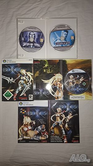 Продавам Лот от 7 PC игри - Deus Ex, Invisible War, X-Blades, Space Rangers 2 и още