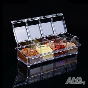 Контейнери за съхранение на подправки crystal seasoning box