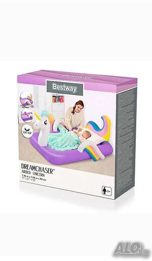 Детски надуваем матрак Bestway Unicorn DreamChaser