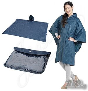 Дъждобран тип пончо XS S M L XL XXL XXXL+ Друго облекло Мъжко Дамско тъмно син/ жълт | Облекло | София