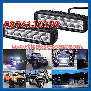 2 БРОЯ! Диоден фар за офроуд джип ATV, диоден халоген, LED фар!