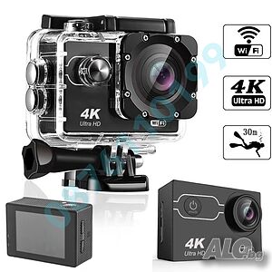 + АКСЕСОАРИ 4K Ultra HD Екшън Камера 4K Ultra Action камера