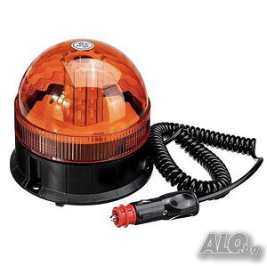 LED ЛЕД Аварийна Сигнална Лампа Авариен Буркан Маяк 12V 24V 60 Диода