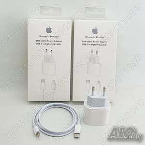 ТОП 25W Бързо зарядно Комплект за Apple iPhone iPad Адаптер Кабел