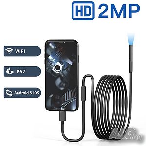 Ендоскоп 2MP Камера За Телефон Android IOS Iphone 3м кабел