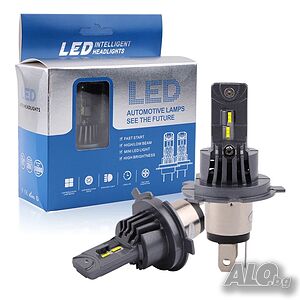2023 Модел 180W LED Диодни крушки H4 12V 200% Светлина Директен Монтаж