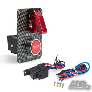 12V Стартов панел за вграждане Панел за запалване със START бутон