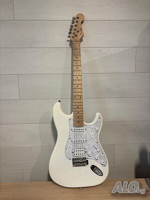 Eл. китара Fender тип стратокастер, усилвател Rumble 15 fender, кабел