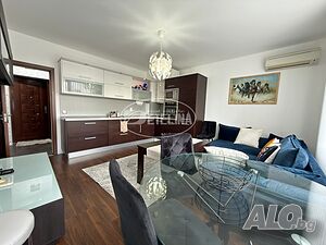 Елегантен двустаен в затворен комплекс с басейн! Вкл. в цената такси за поддръжка на комплекса!