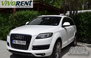 Луксозен автомобил под наем Audi Q7 Летище Пловдив, Летище София, rent a car