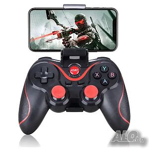 Джойстик за телефон Wireless X3, iOS, Android, Windows, Безжичен, Bluetooth