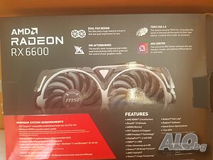 Видеокарта. Rx6600 msi