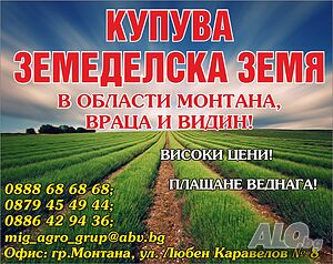 Купувам земя във Видин