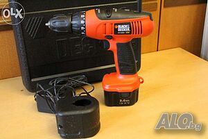 Винтоверт дрелка двускоростна професионална Black & Decker 12V