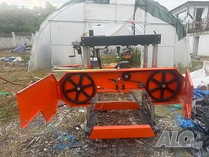 Полуавтоматична хоризонтална лентова дъскорезница (гатер) RS31E 7.5 kW 400V
