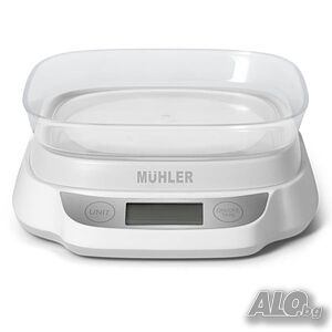 Везна Muhler KSC-2088 електронна, кухненска, купа, 5kg