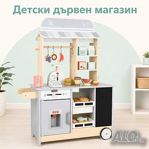 🛒🍦 детски дървен магазин и фуудтрак 🍔🍨