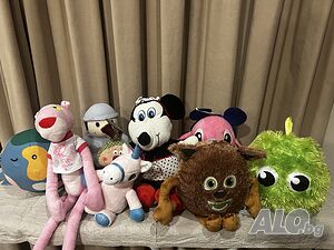Лот от 9 детски плюшени играчки - Супер цена за целия комплект!