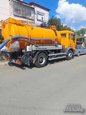 Фекалка 10 кубика изпомпване септични ями Отпушване на канали в Бургас, Слънчев бряг, и Созопол