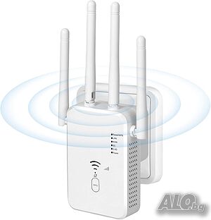 Усилвател на Wi-Fi сигнал Dual Band 2.4 GHz 300Mbps & 5GHz 900Mbps