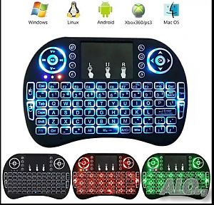 Смарт-Безжична клавиатура с TouchPad. смартфон, компютър,TVbox, смарт TV