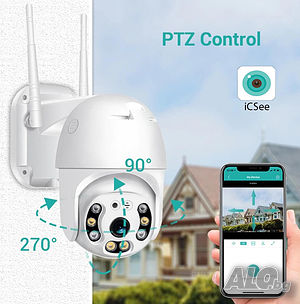 Безжична външна въртяща с 2 антени WIFI Full HD IP camera камера 2.0MP