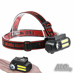 LED COB фенер тип Челник модел 611 с акумулаторна батерия