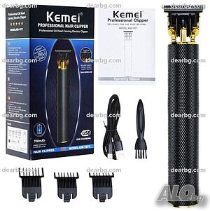 Безжична машинка за бръснене и оформяне Kemei Professional