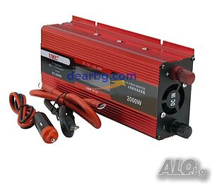 Инвертор за ток с дисплей 2000W 12V или 24V /220V