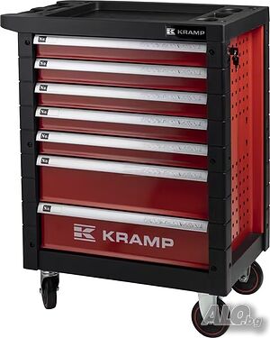 Нови немски колички за инструменти Kramp - 7 и 8 чекмеджета