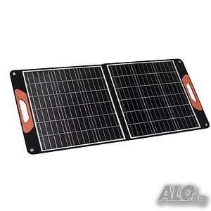 Сгъваем Монокристален Соларен Панел GYS 100W (18V, ETFE Покритие) - Преносим Слънчев Панел