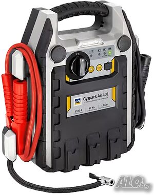 Професионален Стартов Бустер с Компресор GYS GYSPACK AIR 401 (12V, 1100A, 17 bar) - Устройство 4-в-1
