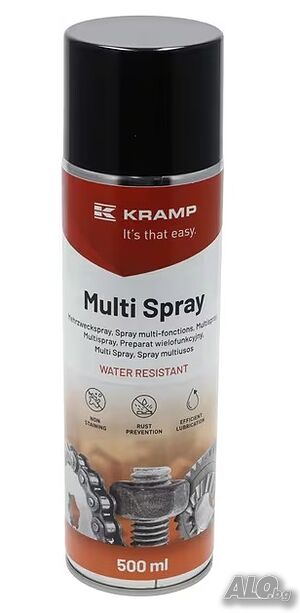 Универсален Немски Спрей 8 в 1 KRAMP Multi-Spray (12 бр. - 500 мл) - По-добрата алтернатива на WD-40
