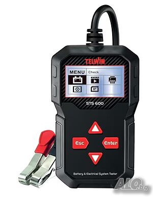 Дигитален Тестер за Акумулатори и Алтернатори 12V Telwin STS600 (8-240 Ah)