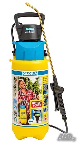 Акумулаторна Пръскачка 5L Gloria Prima 5 AutoPump Easy Spray (на батерии AA)
