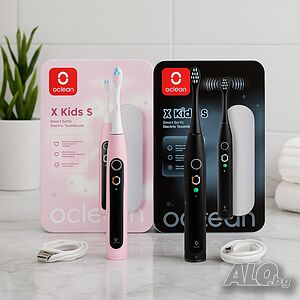 Електрическа четка за зъби Oclean X Kids Set, 1бp. накрайник, Калъф, 24м г-я