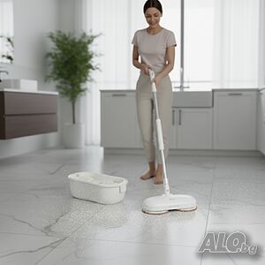 Електрически моп със спрей и центрофуга - за бързо и ефективно почистване
