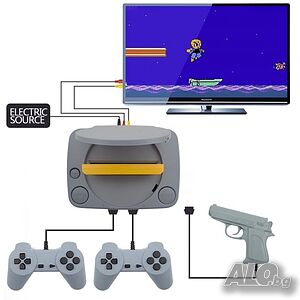 Телевизионна игра PST4 / Пистолета работи само на кинескопен телевизор nintendo