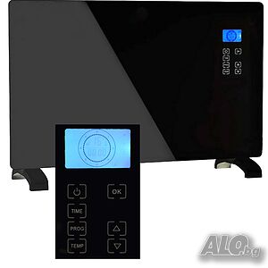 Електрически конвектор Heltes 2000W, с LCD дисплей и седмично програмиране