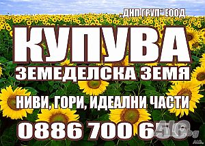 Купувам Зем Земя в общ. СЛИВО ПОЛЕ! Най-Високи цени!