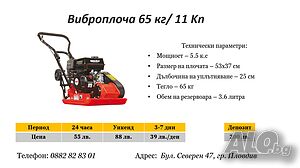 Виброплоча / Трамбовка под наем