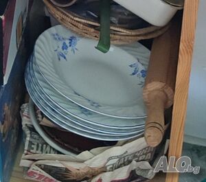 Чинии, чаши - порцеланови стъклени и от дуралекс